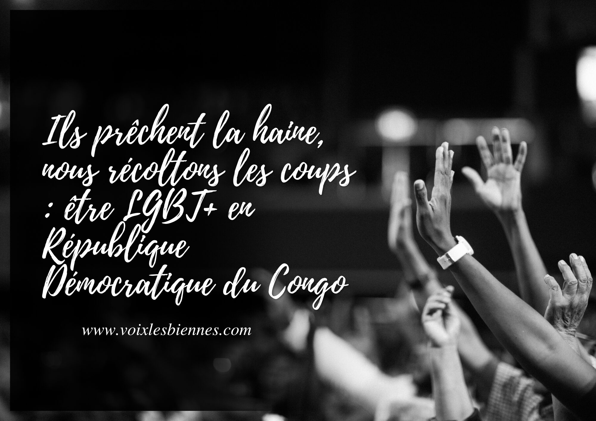 White Brown Minimalist Praise Worship Flyer 1 Voix Lesbiennes